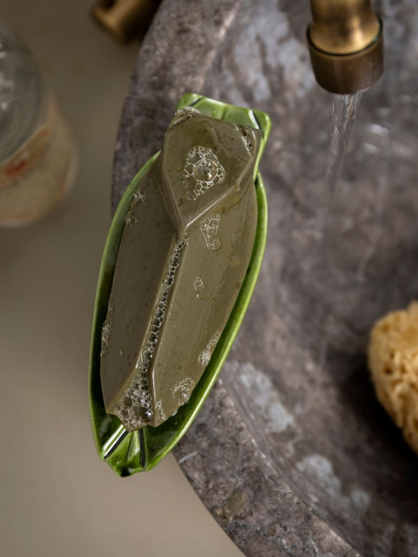 Coffret petite Cigale Provence + porte-savon vert