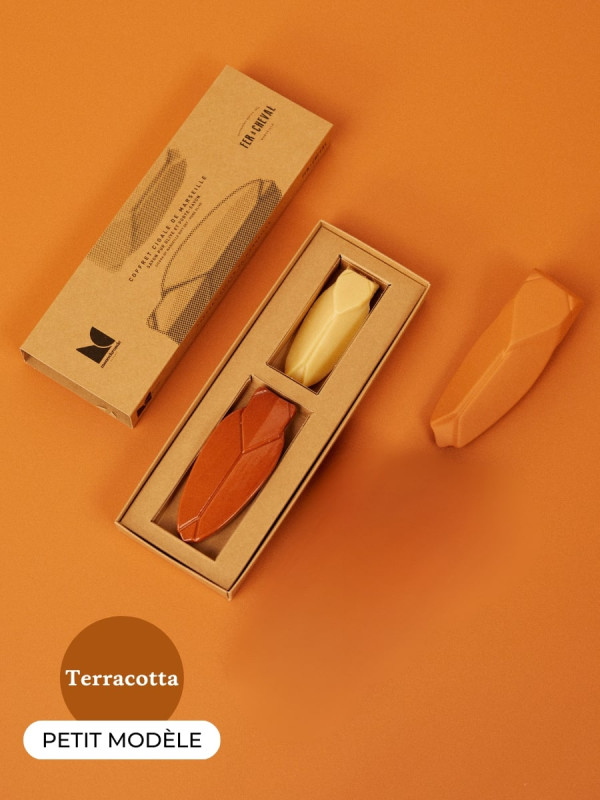 Coffret petite Cigale Terracotta + porte-savon Terracotta