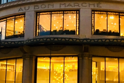 La crèche MONOCHROMIC Tribu à l'honneur au Bon Marché Rive Gauche Paris 